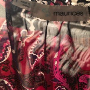 Women’s Maurices blouse multi colored.
